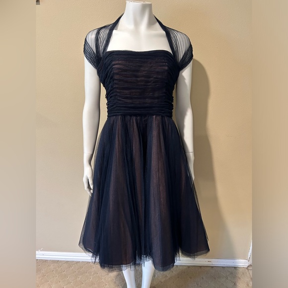 Byron Lars Dresses & Skirts - Byron Lars Anthropologie Beauty Mark Tulle Halter Midi Dress
